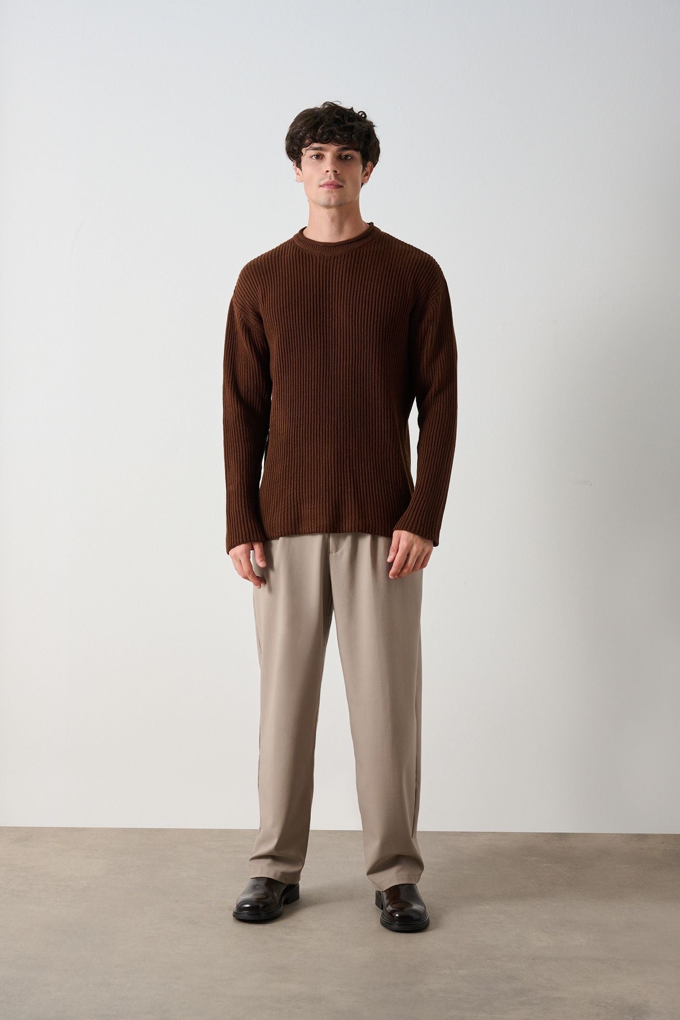 Tube Neck Oversized Sweater Withinblack