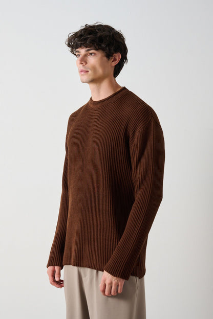 Tube Neck Oversized Sweater Withinblack