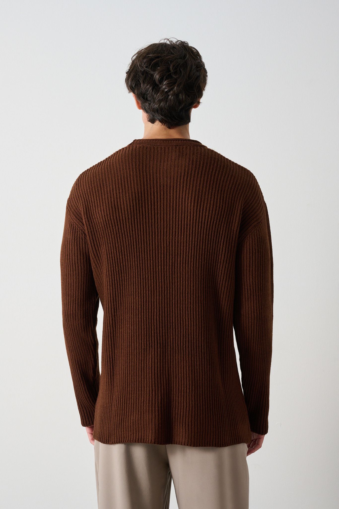Tube Neck Oversized Sweater Withinblack