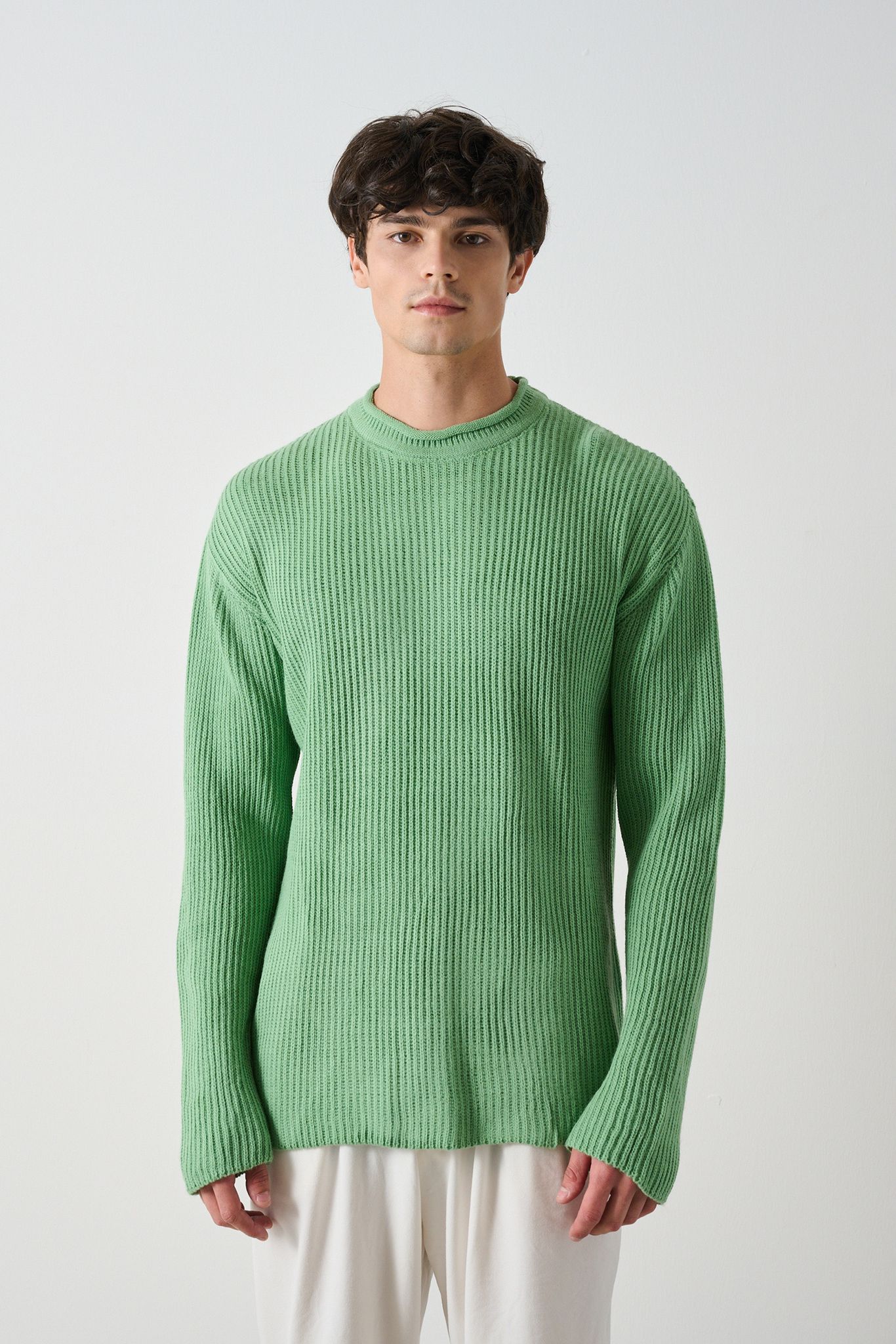 Tube Neck Oversized Sweater Withinblack