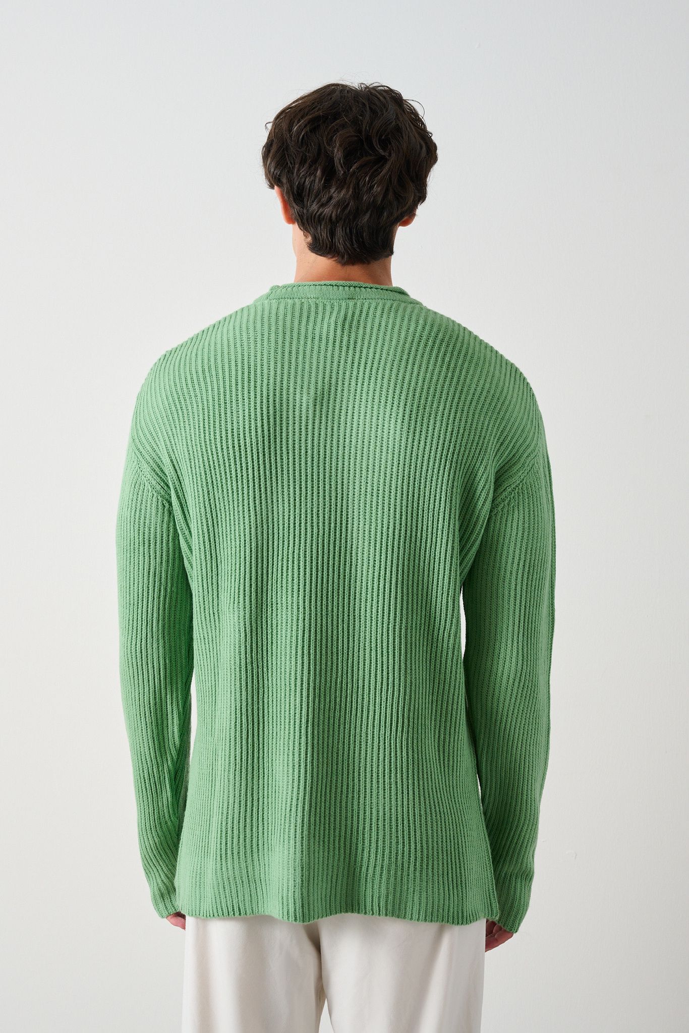 Tube Neck Oversized Sweater Withinblack