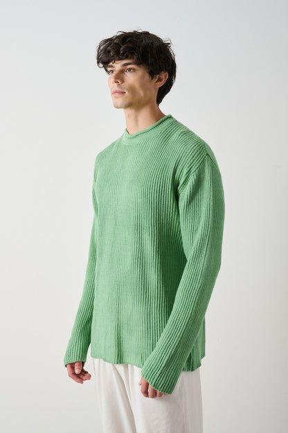 Tube Neck Oversized Sweater Withinblack