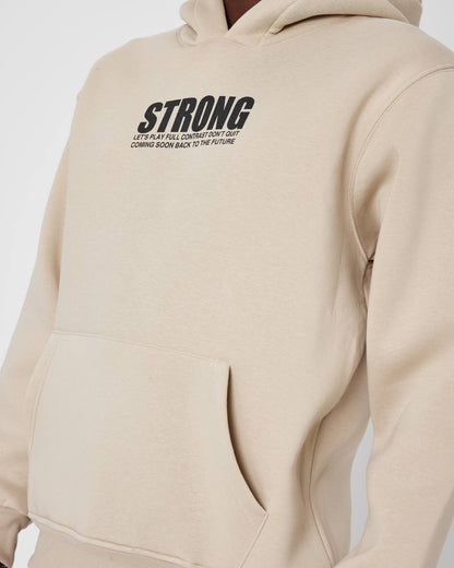 Oversized Sweatshirt with Strong Print on Chest and Back Withinblack