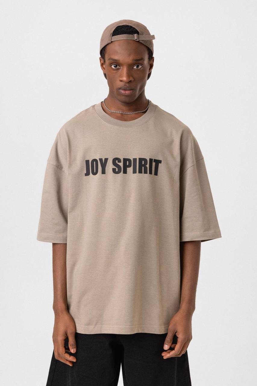 Oversized T-Shirt JOY SPIRIT Graphic Tee Withinblack