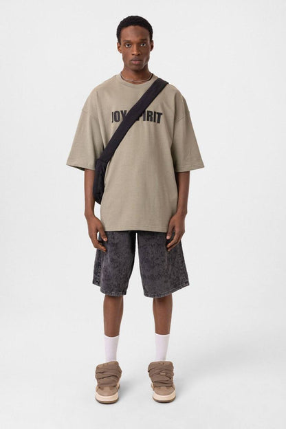 Oversized T-Shirt JOY SPIRIT Graphic Tee Withinblack