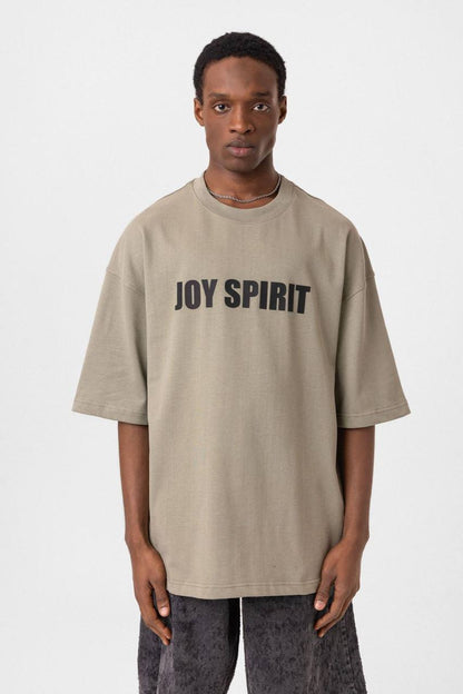Oversized T-Shirt JOY SPIRIT Graphic Tee Withinblack