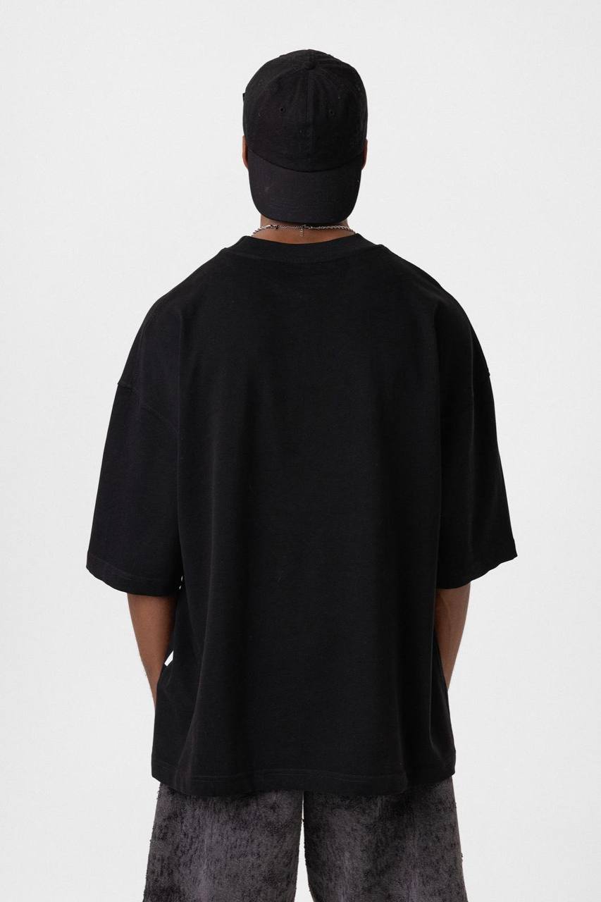 Oversized T-Shirt JOY SPIRIT Graphic Tee Withinblack