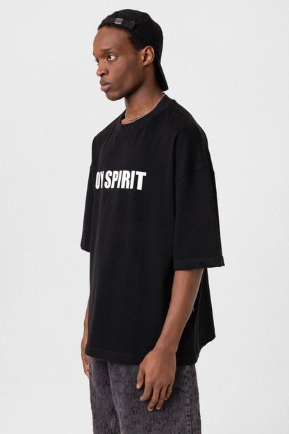 Oversized T-Shirt JOY SPIRIT Graphic Tee Withinblack