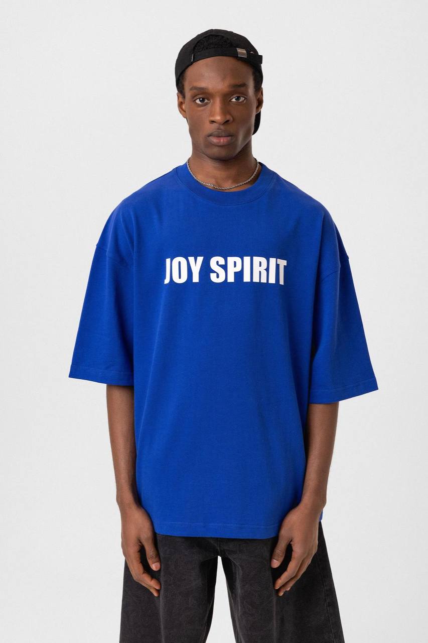 Oversized T-Shirt JOY SPIRIT Graphic Tee Withinblack