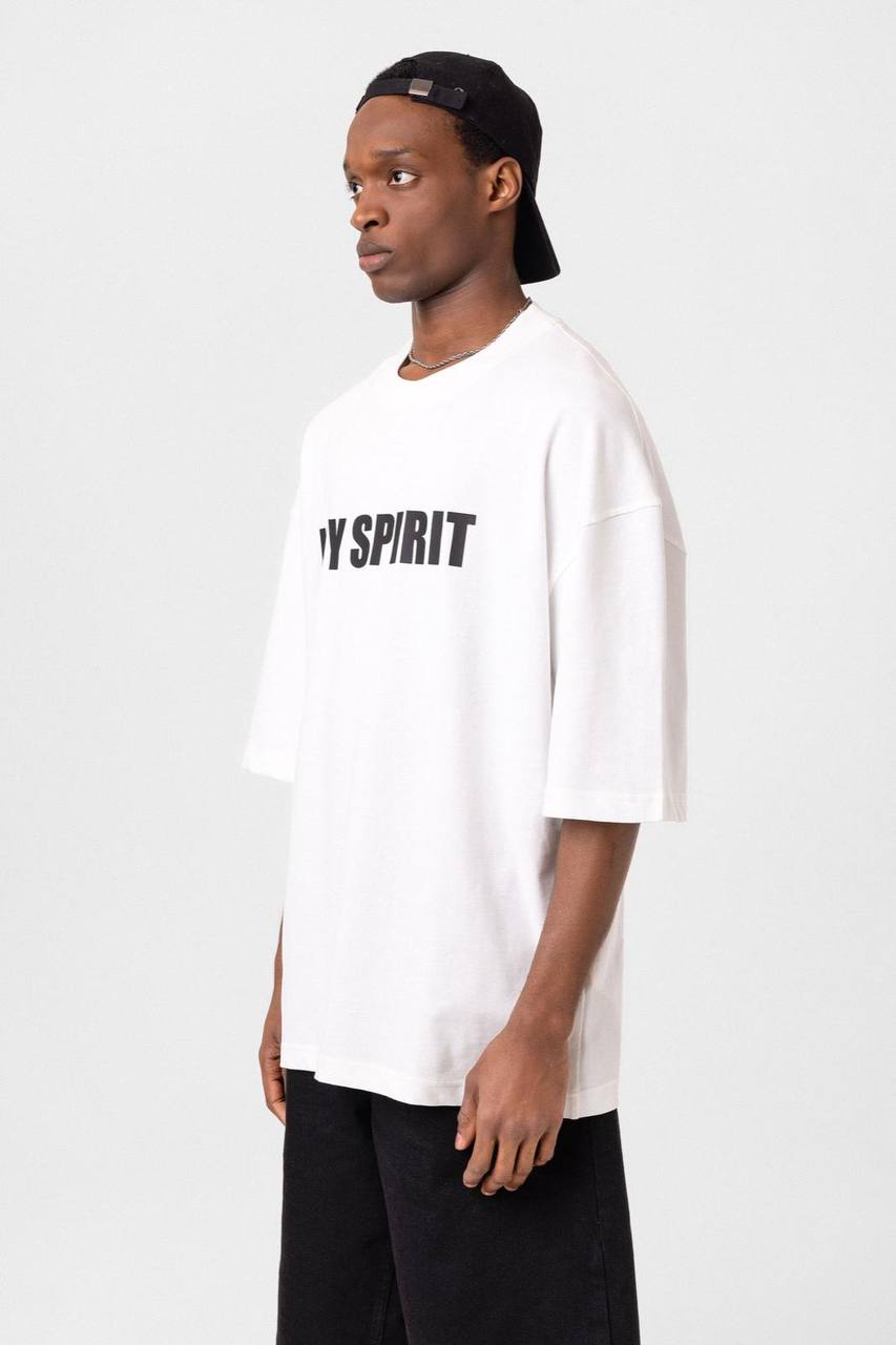 Oversized T-Shirt JOY SPIRIT Graphic Tee Withinblack