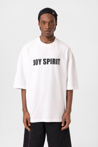 Oversized T-Shirt JOY SPIRIT Graphic Tee Withinblack
