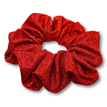 Bright Red Sparkle Scrunchie Enchanted Scrunch