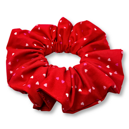 Red Hearts Valentine's Day Scrunchie Enchanted Scrunch