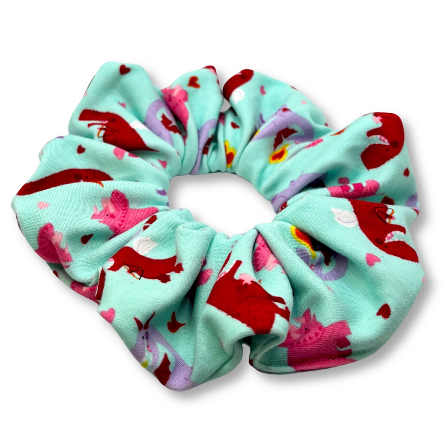 Valentine's Day Dinos Scrunchie Enchanted Scrunch