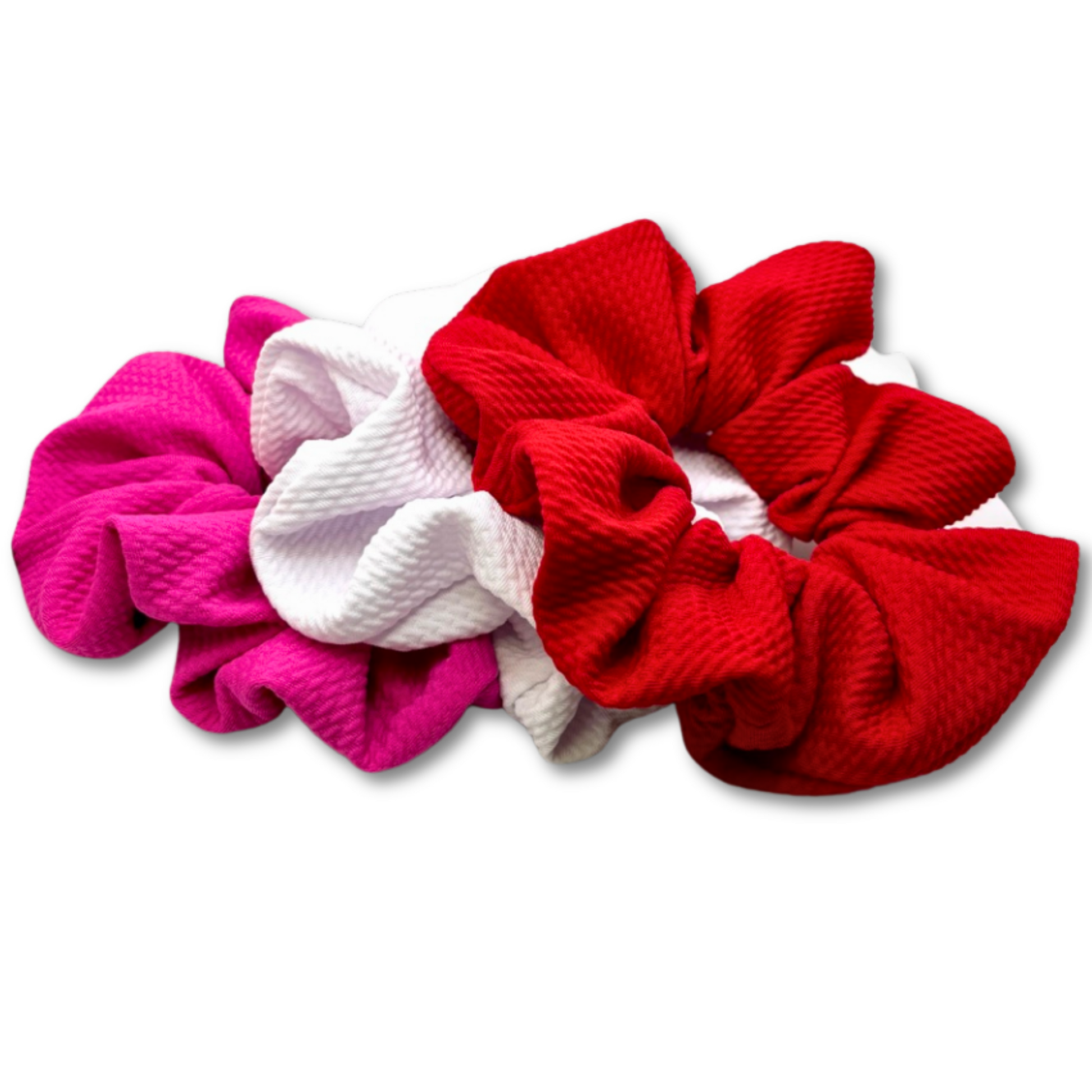 Sweetheart Bullet Scrunchie Trio Enchanted Scrunch