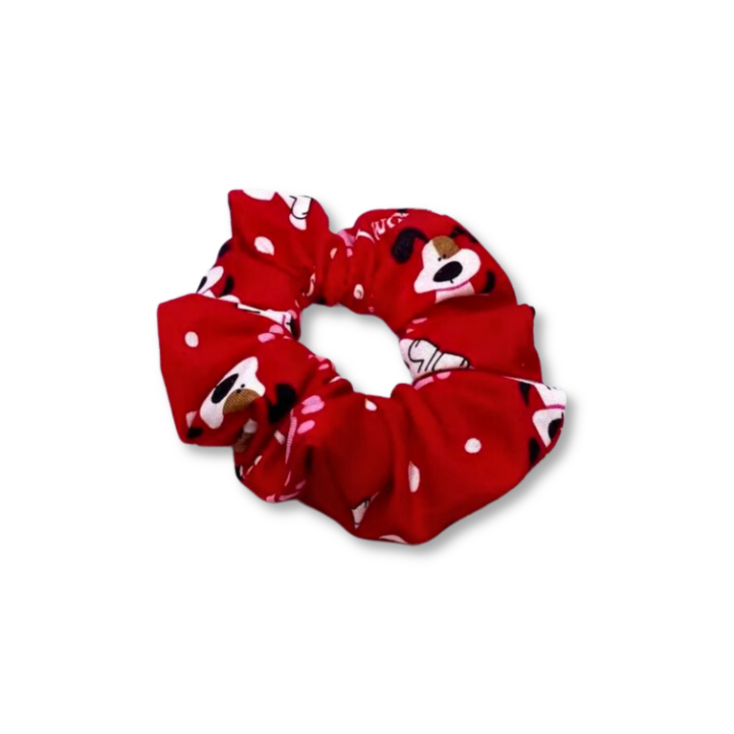 Mini Red Doggy Valentine's Day Scrunchie Enchanted Scrunch