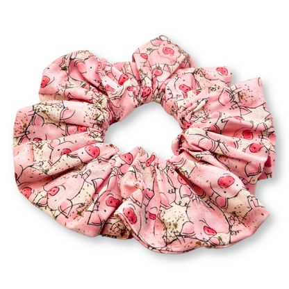 Pink Pigs Scrunchie Enchanted Scrunch