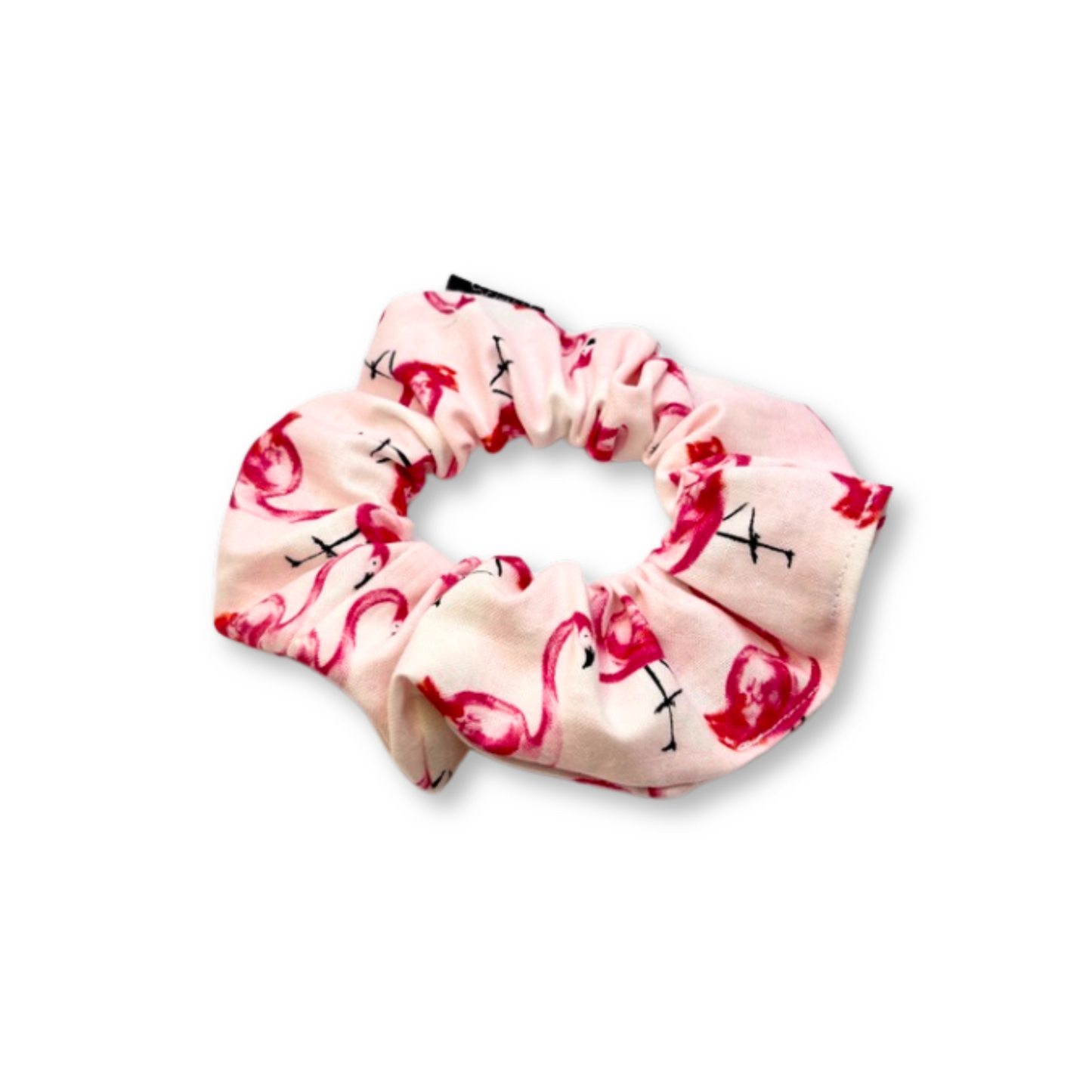Mini Pink Flamingo Summer Scrunchie Enchanted Scrunch