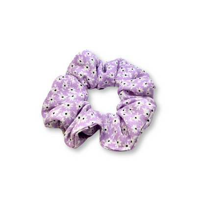 Mini Purple Flower Summer Scrunchie Enchanted Scrunch