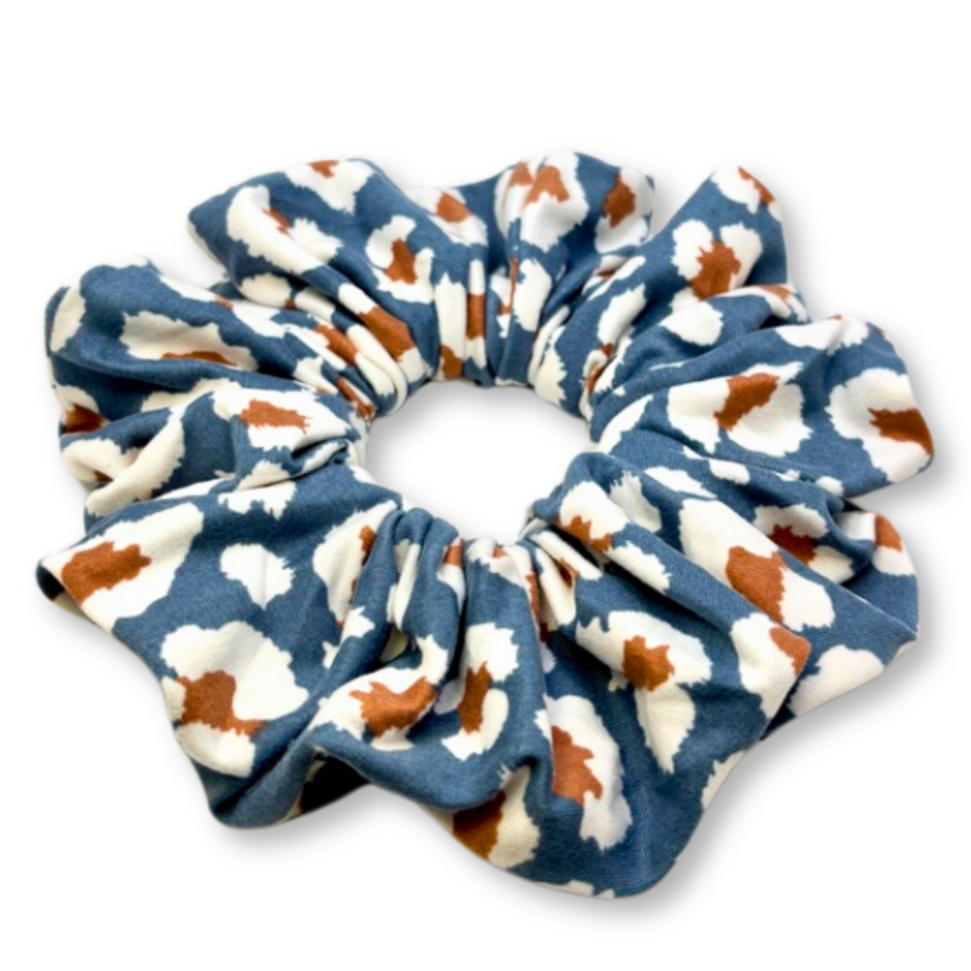 Blue Cheetah Scrunchie Enchanted Scrunch