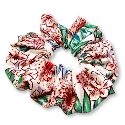 Tropical Leaves Summer Scrunchie Enchanted Scrunch