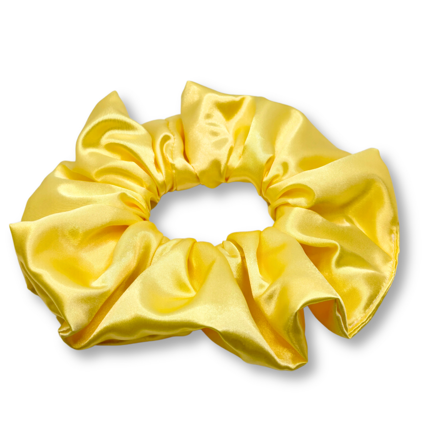 Pastel Yellow Silk Scrunchie Enchanted Scrunch