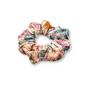 Mini Colorful Flowers Ribbed Scrunchie Enchanted Scrunch