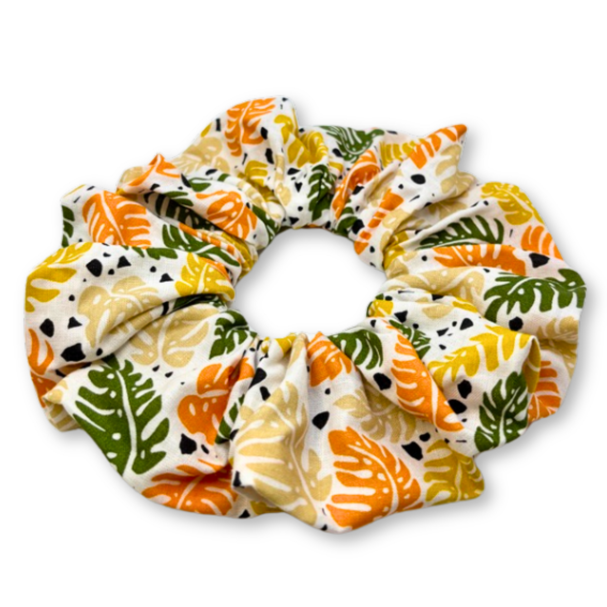 Tropical Leaves Foliage Scrunchie Enchanted Scrunch