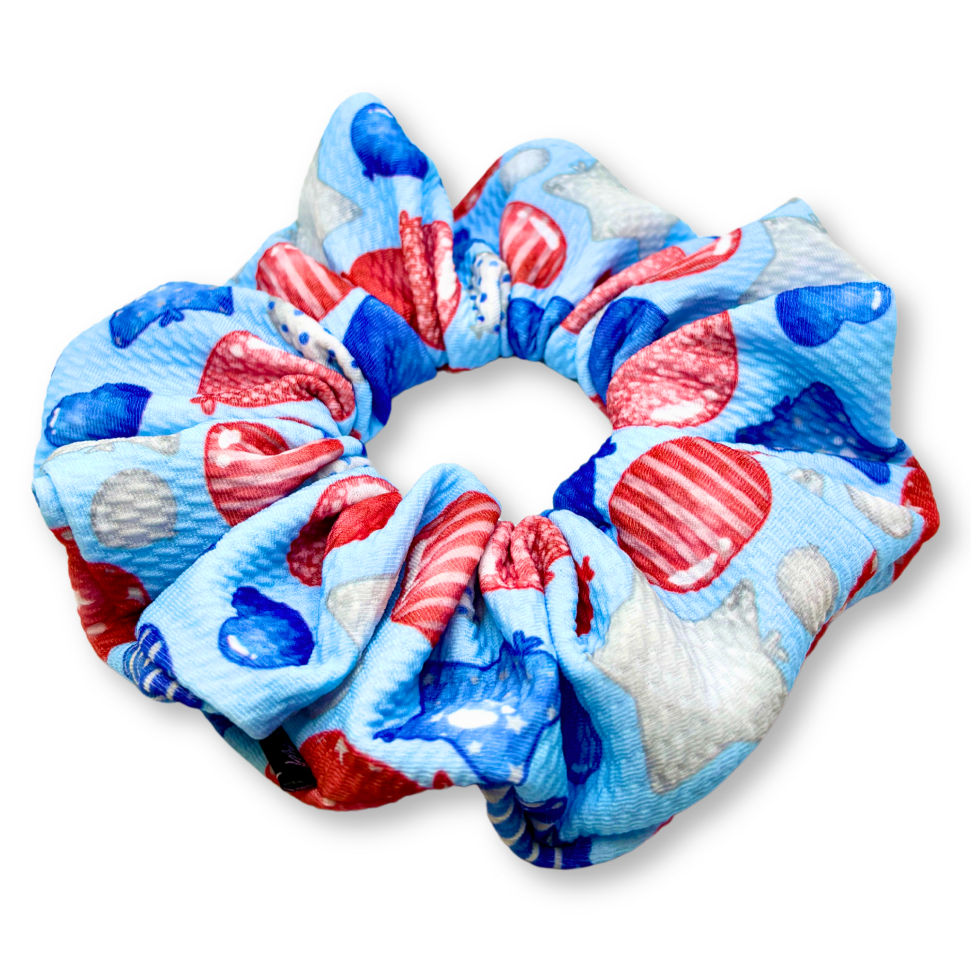 Balloon Patriotic Bullet Scrunchie Enchanted Scrunch
