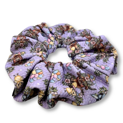 Highland Cow Easter Bullet Scrunchie Enchanted Scrunch
