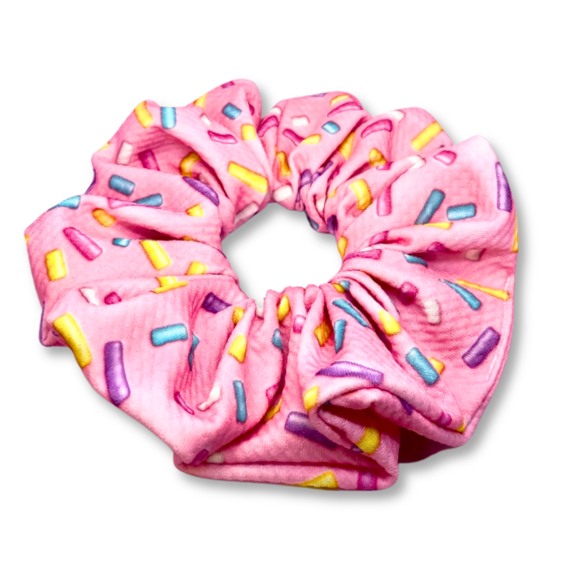Pink Sprinkles Bullet Scrunchie Enchanted Scrunch