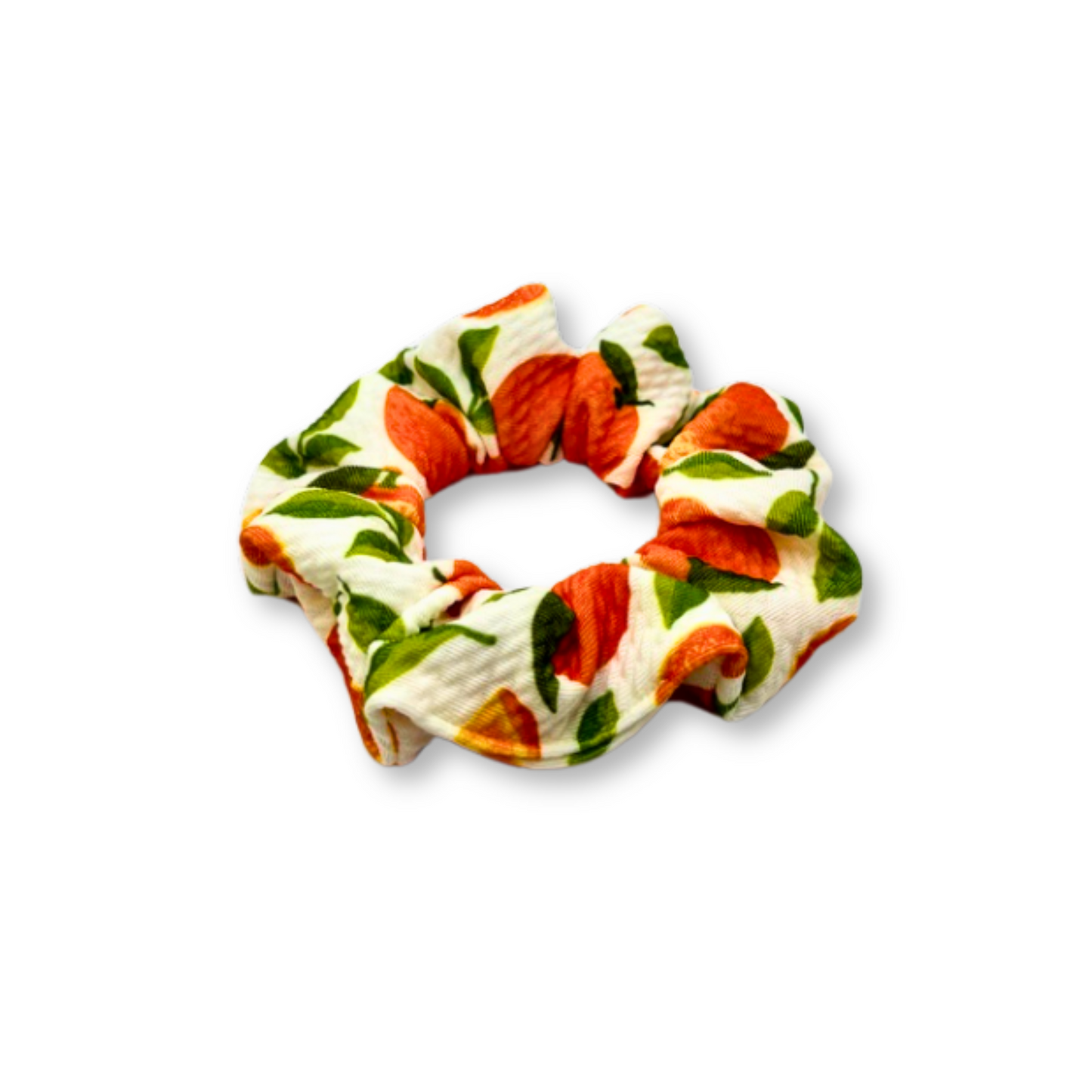Mini Orange Summer Bullet Scrunchie Enchanted Scrunch