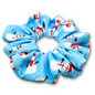 Blue Snowman Christmas Bullet Scrunchie Enchanted Scrunch
