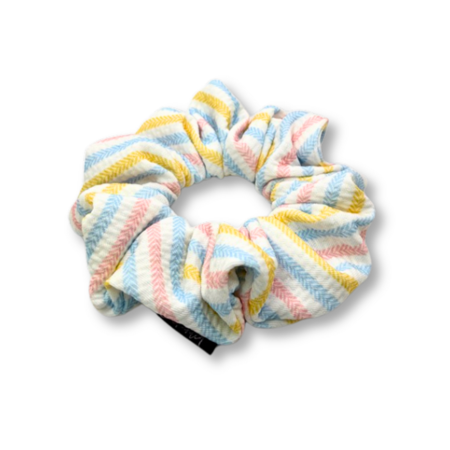 Mini Pastel Striped Easter Bullet Scrunchie Enchanted Scrunch