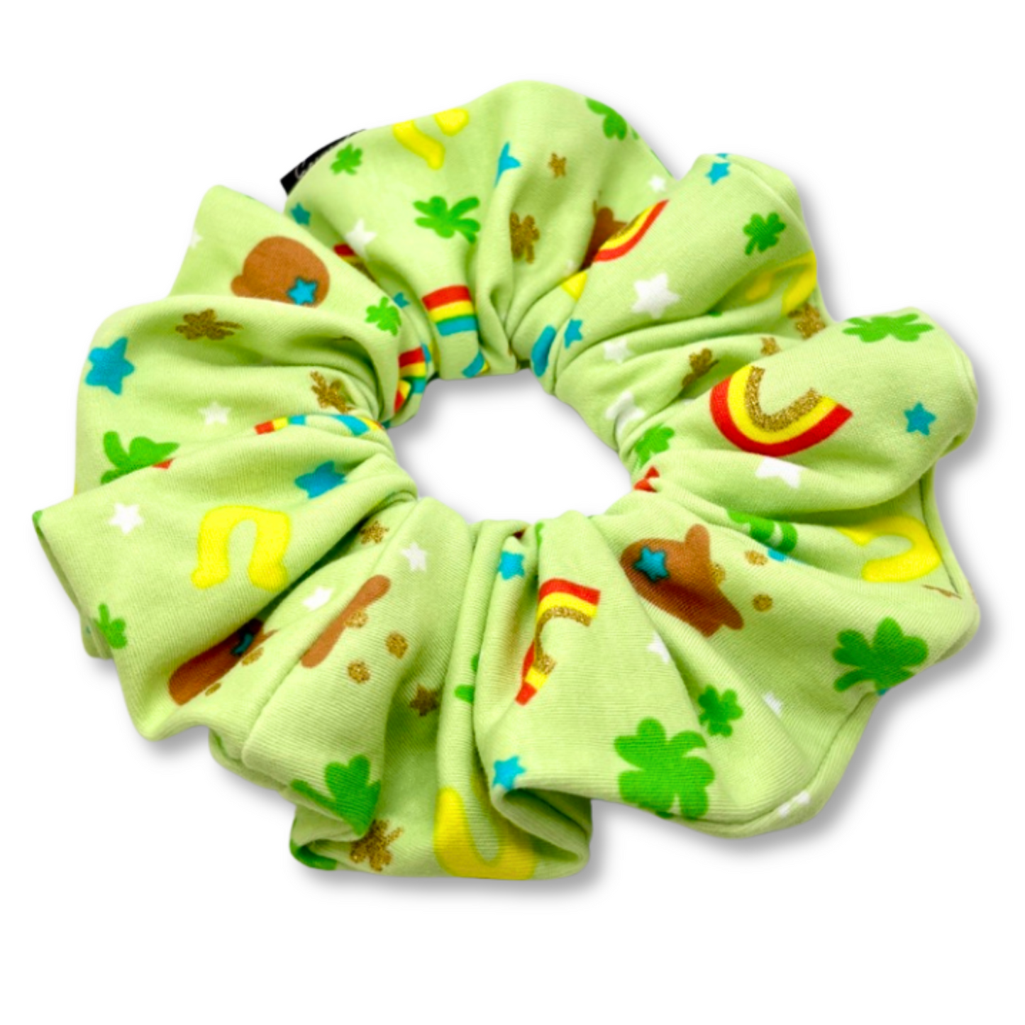 St Patrick's Day Glitter Charms Scrunchie Enchanted Scrunch