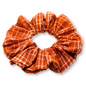 Rustic Orange Fall Plaid Scrunchie Enchanted Scrunch