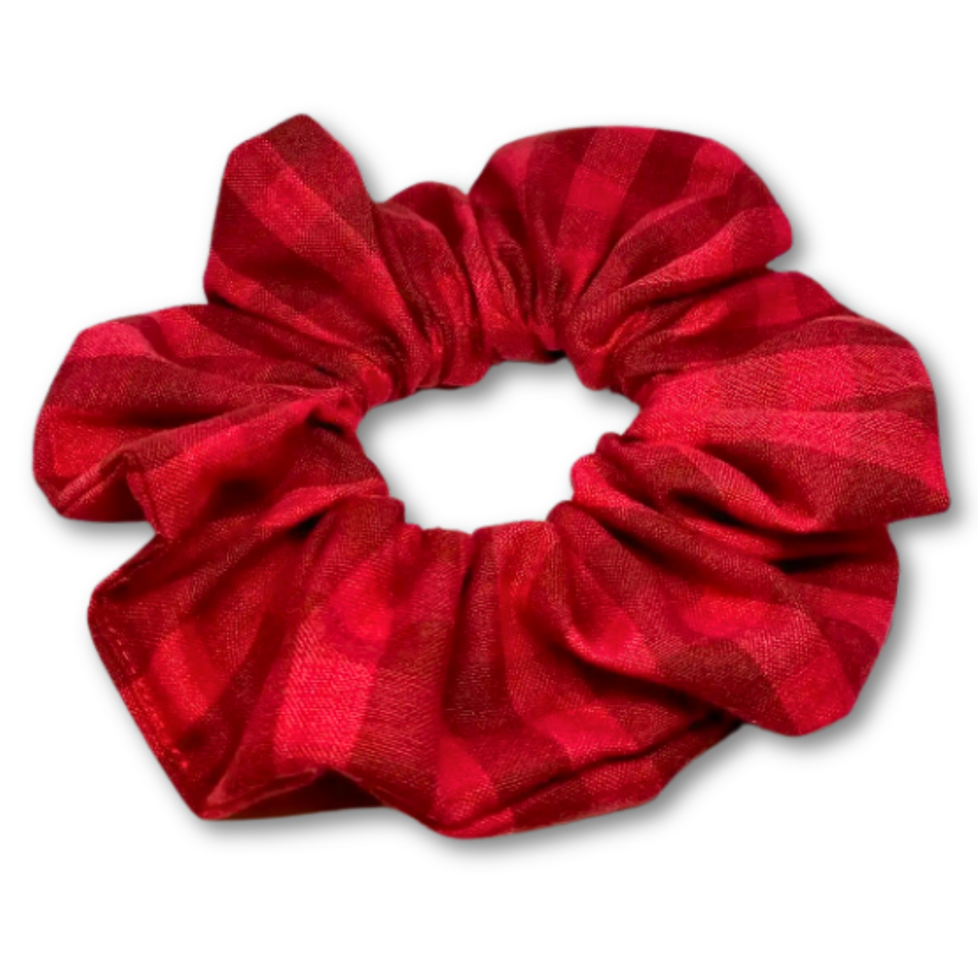 Red Plaid Scrunchie Enchanted Scrunch