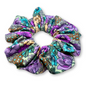 Purple & Green Floral Scrunchie Enchanted Scrunch