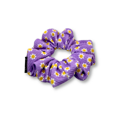 Mini Purple Daisy Spring Bullet Scrunchie Enchanted Scrunch