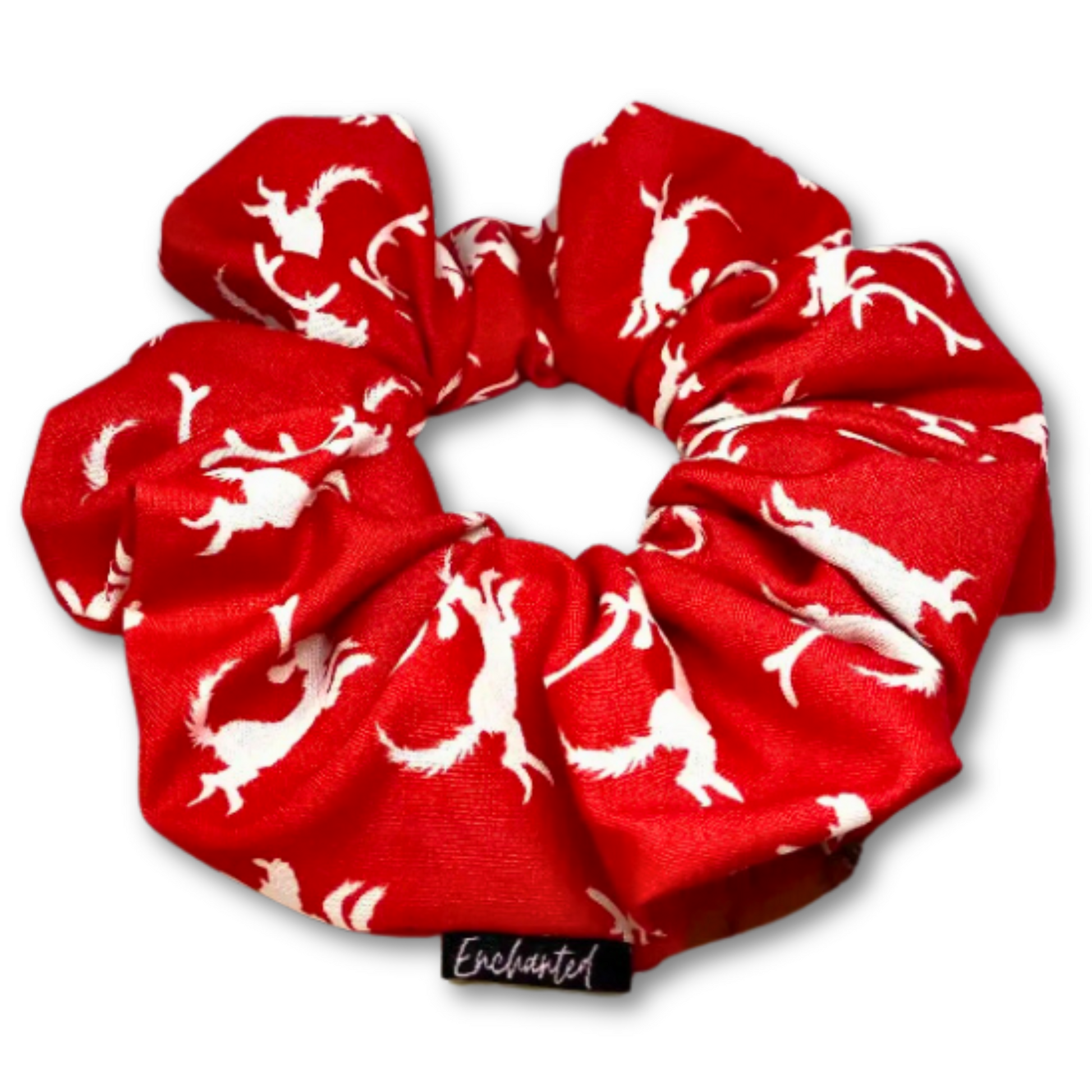 Red Max Christmas Scrunchie Enchanted Scrunch
