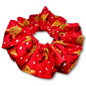 Red Reindeer Christmas Scrunchie Enchanted Scrunch