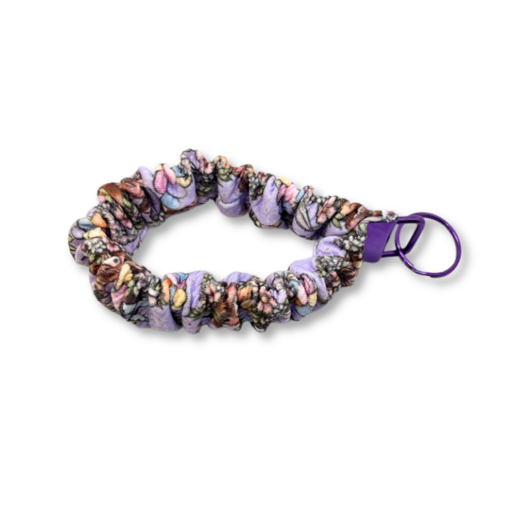 Easter Highland Cow Scrunchie Wristlet Enchanted Scrunch