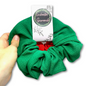 Green and Red Bullet Christmas Scrunchie Set Enchanted Scrunch