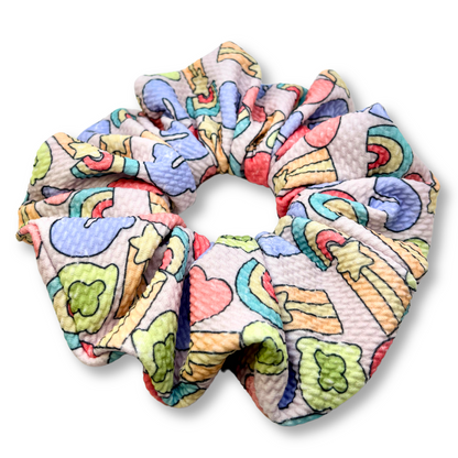 Pink Lucky Charms Bullet Scrunchie Enchanted Scrunch