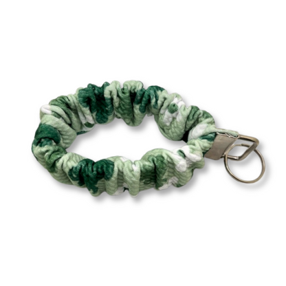 Floral Clover Scrunchie Wristlet Enchanted Scrunch