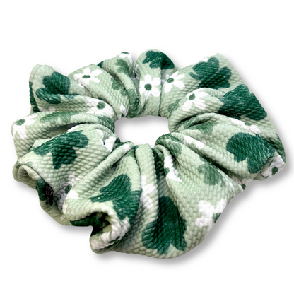 Floral Clover St Patrick's Day Bullet Scrunchie Enchanted Scrunch