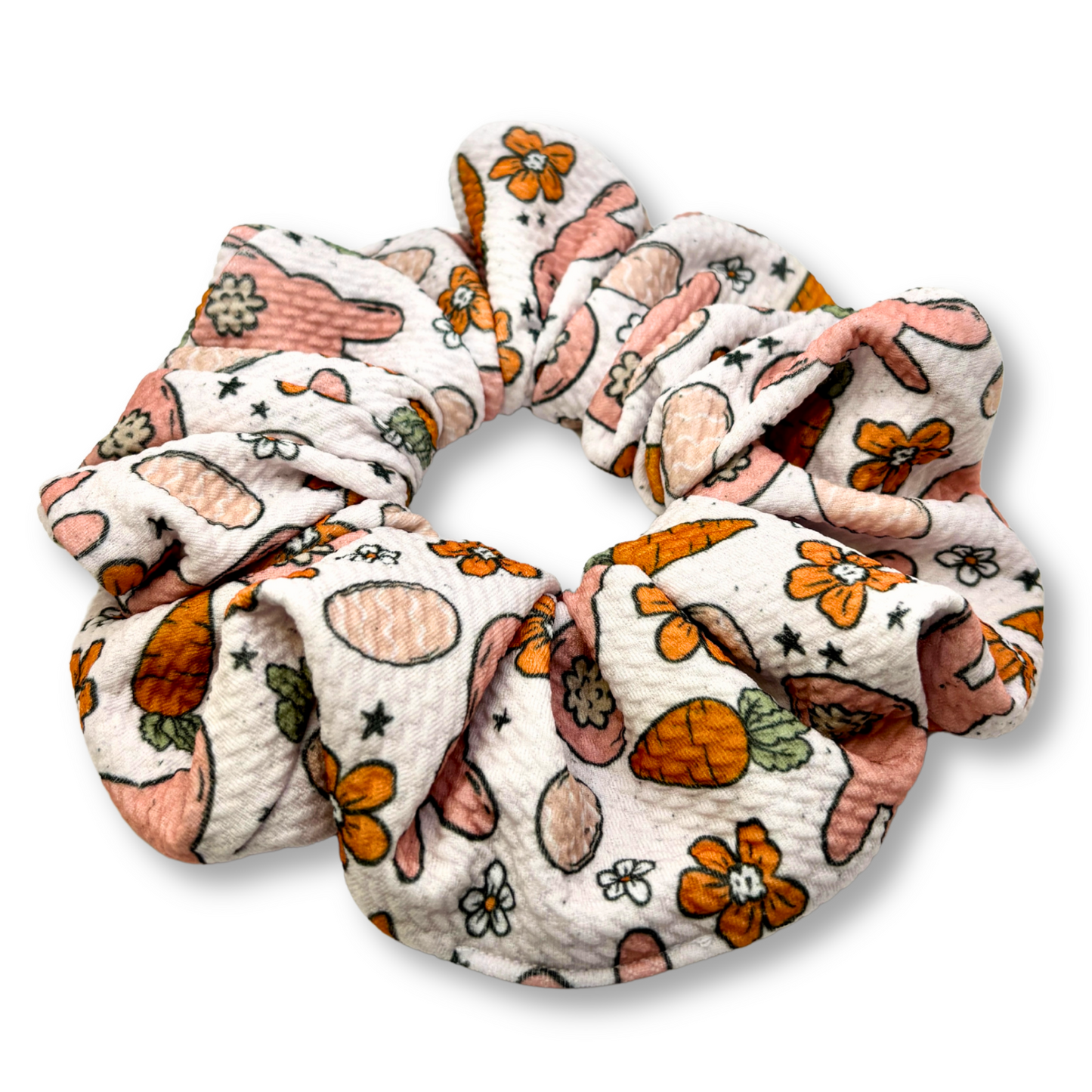 Peeps and Carrot Easter Bullet Scrunchie Enchanted Scrunch