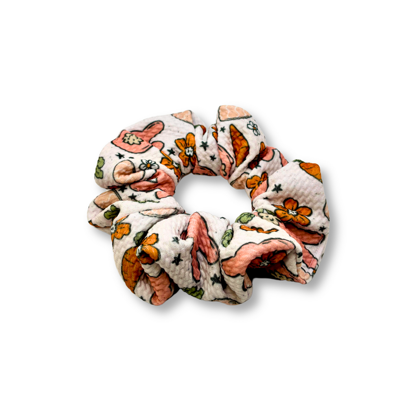 Mini Peeps and Carrot Easter Bullet Scrunchie Enchanted Scrunch