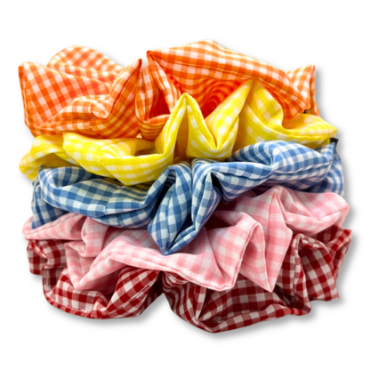 Spring Gingham Scrunchie Pack Enchanted Scrunch