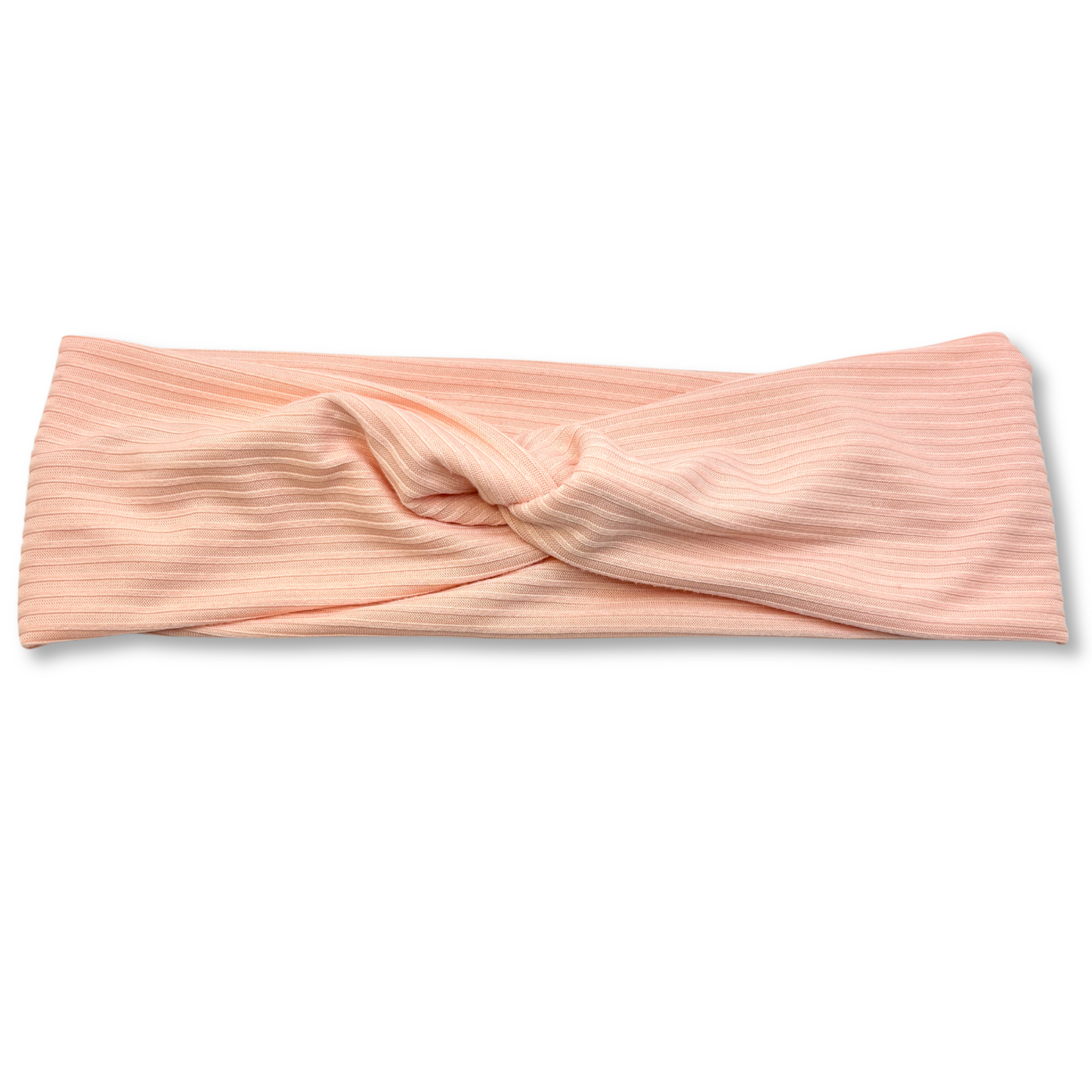 Pink Ribbed Twist Knot Headband Enchanted Scrunch